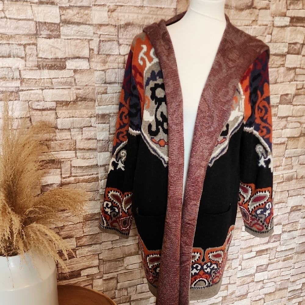 Maxsport Multicolor Hooded Women Sweater